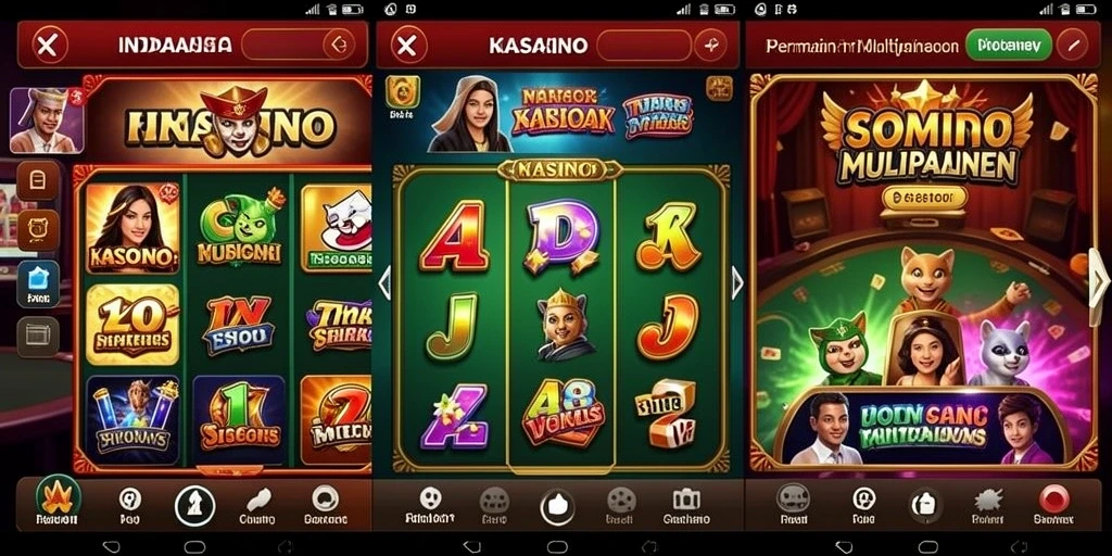 Screenshot menunjukkan antarmuka utama yang menarik.
