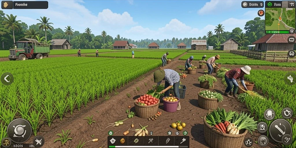 Screenshot menunjukkan aksi karakter dalam pertempuran.