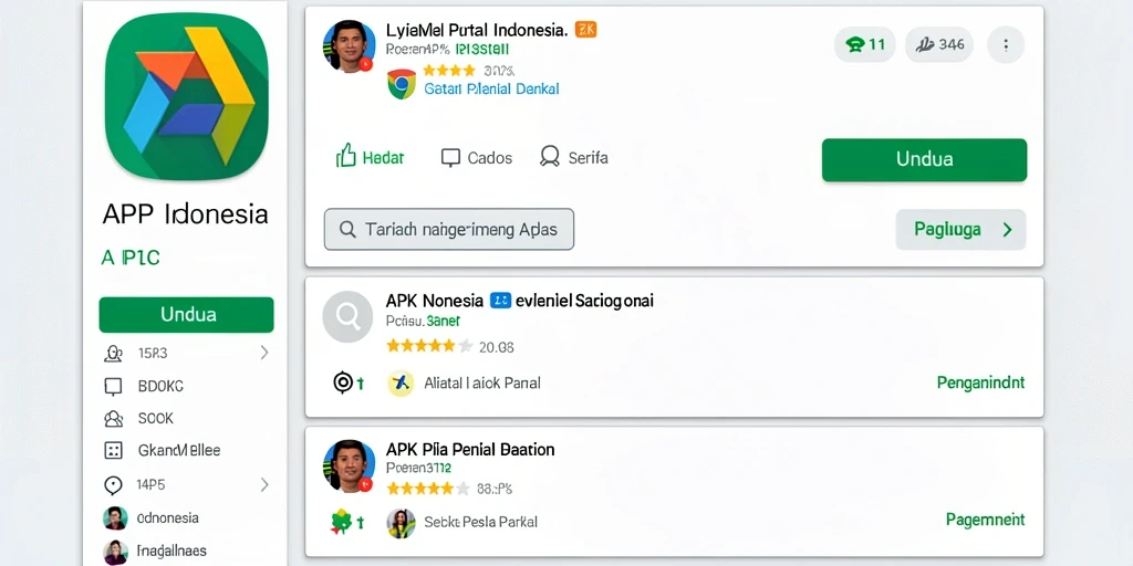 Tampilan grafis yang menarik dan penuh warna.