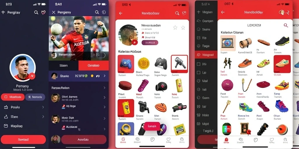 Tangkapan layar menampilkan susunan grafis yang menawan.