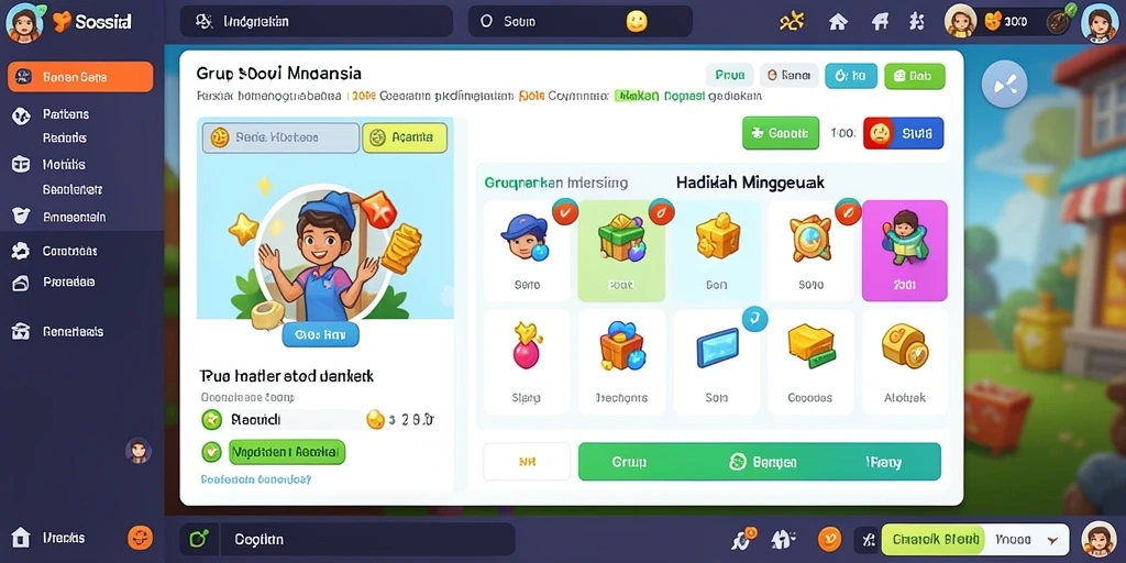 Tampilan utama yang menarik dan mudah dinavigasi.