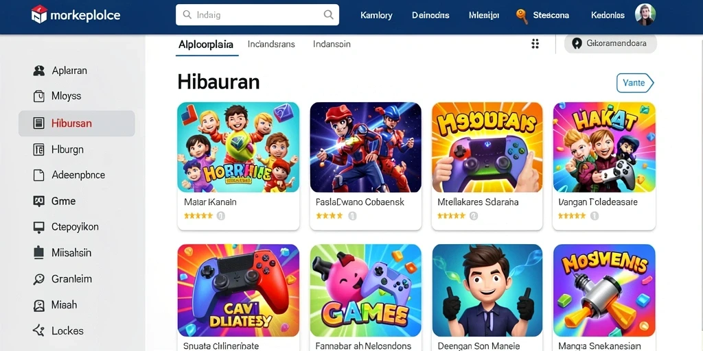 Tampilan antarmuka yang intuitif dan menarik.