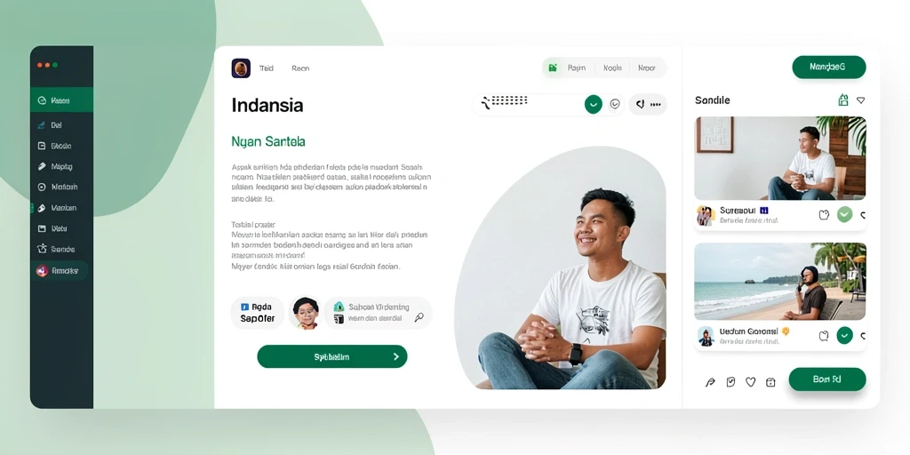 Antarmuka yang menarik dan mudah dinavigasi.
