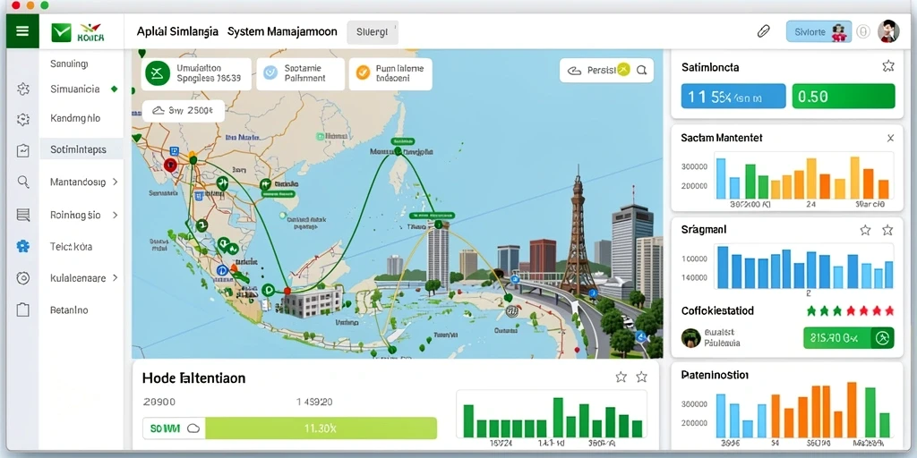 Tampilan utama SINTE4D yang memukau dan intuitif.