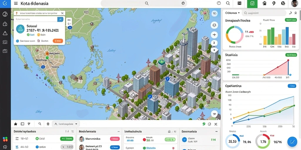 Screenshot menampilkan aksi pertandingan seru dalam SUPERHOKI.